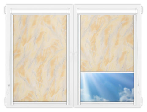 Рулонные кассетные шторы УНИ - Фиренц-101