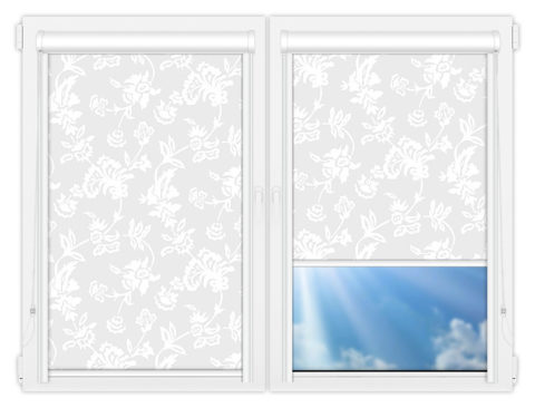 Рулонные кассетные шторы УНИ - Калифорния-3 на пластиковые окна