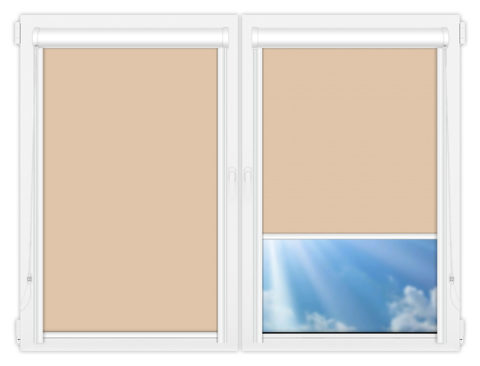 Рулонные кассетные шторы УНИ - Мюнхен-блэкаут-59