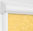 Рулонные кассетные шторы УНИ – Шелк желтый