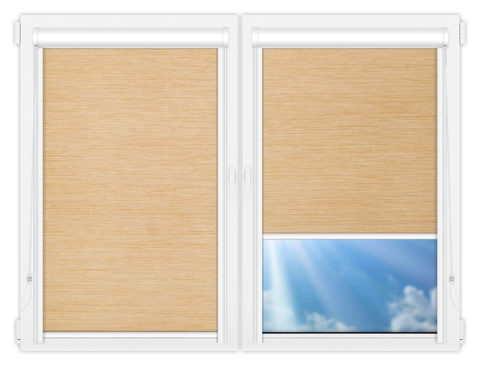 Рулонные кассетные шторы УНИ - Шикатан-3