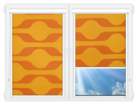 Рулонные кассетные шторы УНИ - Вискан-201