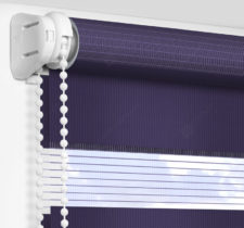 Рулонные шторы День-Ночь - Латина темно-синий 1810
