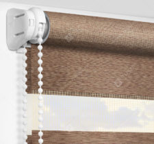 Рулонные шторы День-Ночь - Новара вишня 1904