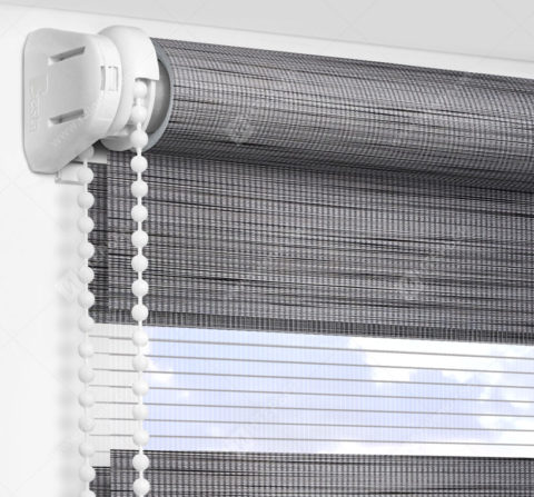 Рулонные шторы День-Ночь - Равенна серый 47