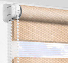 Рулонные шторы День-Ночь - Реджина светло-коричневый 37