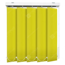 Вертикальные тканевые жалюзи Лайн лимонный