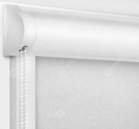 Рулонные кассетные шторы УНИ - Карина светло-серый