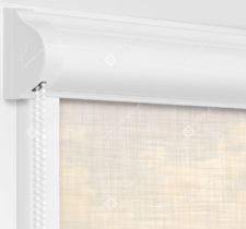Рулонные кассетные шторы УНИ - Анже кремовый