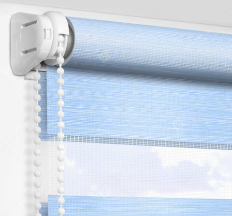 Рулонные шторы День-Ночь - Альто голубой 2748