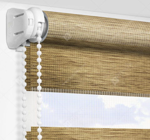 Рулонные шторы День-Ночь - Палермо темно-бежевый 11