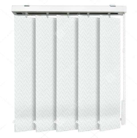 Вертикальные тканевые жалюзи Моран белый