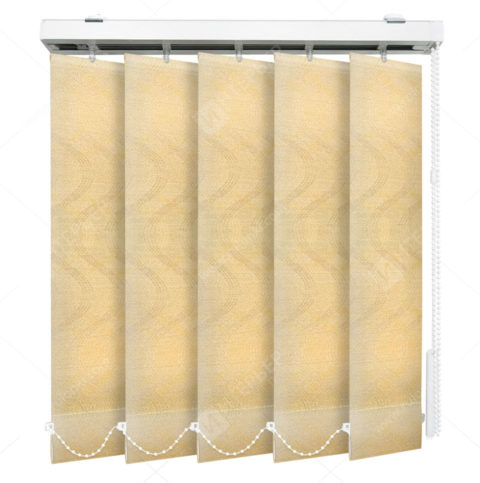 Вертикальные тканевые жалюзи Офелия персиковый