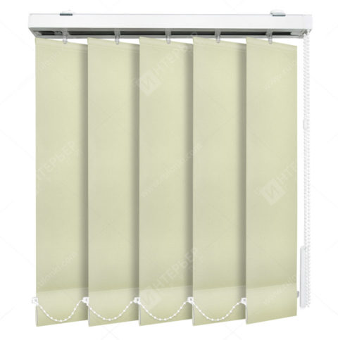 Вертикальные тканевые жалюзи Олимпик блэкаут бежевый