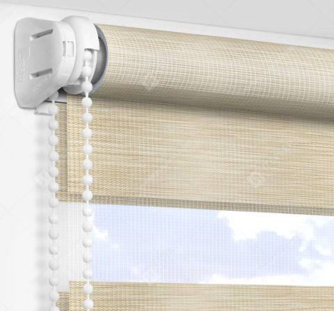 Рулонные шторы День-Ночь - Бергамо песочный